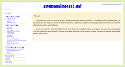 Desktop Screenshot of emmanuelmorand.net